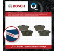 Bosch BP1266 - Brake Pads Car Rear Axle - Bosch Quality - Reduced Noise and Dust - ECE-R90 Certified - Copper-Free - 1 Set of 4 Pads