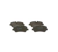 Bosch Brake Pad Set Rear Low-Metallic 131.5mm Anti-Squeak Plate 0986494810