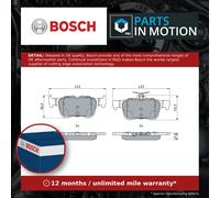 BOSCH 0 986 494 888 Brake pad set