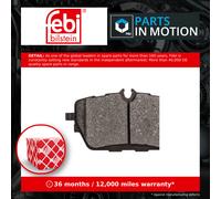 Brake Pads Set Rear 1000375 Febi P0202530AA Genuine Top Quality Guaranteed New