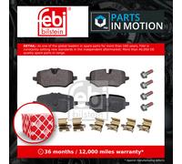 Brake Pads Set Rear 1002008 Febi 34208834998 34208882958 Top Quality Guaranteed