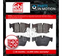 Brake Pads Set Rear 1004674 Febi 34208842965 Genuine Top Quality Guaranteed New