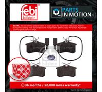 FEBI BILSTEIN 116018 Brake pad set