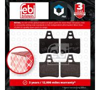 Brake Pads Set Rear 116040 Febi 425183 Genuine Top Quality Guaranteed New