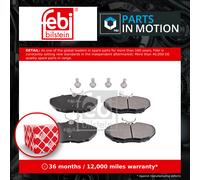 Febi Bilstein 116084 Disc Brake Brake Pad Set Fits Jaguar S-Type R 4.2 V8 2.7 D