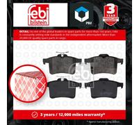 Brake Pads Set Rear 116089 Febi C2D3792 D14498617 Genuine Top Quality Guaranteed