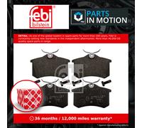 Brake Pads Set Rear 116099 Febi 9944395 Genuine Top Quality Guaranteed New