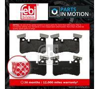 Brake Pads Set fits MERCEDES C63 AMG 6.2 Rear 2008 on M156.985 A0004203400 Febi