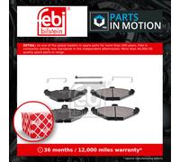FEBI BILSTEIN 116158 Brake pad set