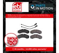 Brake Pads Set Rear 116409 Febi D4060MB40A Genuine Top Quality Guaranteed New