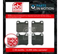 Brake Pads Set fits VAUXHALL OMEGA B 3.0 Rear 94 to 00 X30XE 009192126 1605006