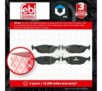 Brake Pads Set Rear 16141 Febi 34211153913 34211154398 34211154399 34211154614