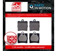 Brake pads Rear Axle 16147 FEBI BILSTEIN for MERCEDES-BENZ CHRYSLER