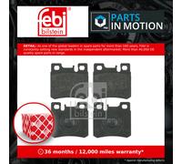febi bilstein 16153 Brake Pad Set, 1 unit