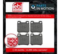 Brake Pads Set fits VAUXHALL VECTRA B Rear 95 to 03 009192125 1605005 4836987