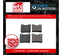 BRAKE PAD SET DISC BRAKE FOR PEUGEOT 607 9D 9U RHZ DT17TED4 XFX FEBI BILSTEIN