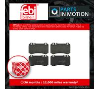 FEBI BILSTEIN Brake Pad Set 16475 – Rear Axle – Fits Mercedes