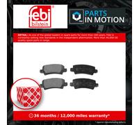 Brake Pads Set Rear 16577 Febi 04466YZZD9 0446602020 0446602030 0446602070 23816