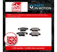 Brake Pads Set fits TOYOTA ALPHARD 3.5 Rear 08 to 14 2GR-FE 04466YZZE2 Febi New
