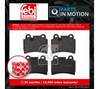 Brake Pads Set fits VW TOUAREG 7L 3.0D Rear 04 to 10 7L6698451B VOLKSWAGEN Febi