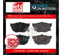 FEBI BILSTEIN 16676 Brake pad set