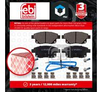Brake Pads Set Rear 16701 Febi 1371454 1433958 1530602 1554524 1560026 24486 New