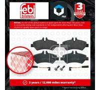 Brake Pads Set Rear 16708 Febi 0044206920 A0044206920 0044206920S1 A0044206920S1