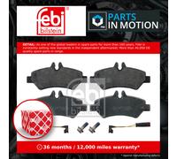 Brake Pads Set Rear 16708 Febi 0044206920 A0044206920 0044206920S1 A0044206920S1