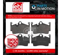 Brake Pads Set Rear 16758 Febi 98735293900 98735293901 24541 D11348245 Quality