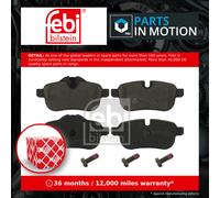 Ferdinand Bilstein Brake Pad Set 16785 for BMW Z4 E85/E89 3.0 Rear 02-16 34216788275