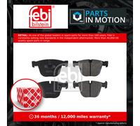 Febi Bilstein 16804 Disc Brake Brake Pad Set Fits BMW