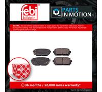 FEBI BILSTEIN 16817 Brake pad set