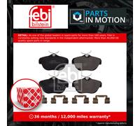 Febi Bilstein 16835 Disc Brake Brake Pad Set Fits Citroen C6 2.7 HDi 3.0 HDi