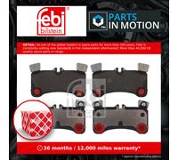 Brake Pads Set fits VW TOUAREG 7L 5.0D Rear 07 to 10 CBWA 7L0698451C 7L0698451D