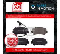 Brake Pads Set Rear 16843 Febi 4406000Q0H 4406000Q0L 4406000Q1J 4406000Q2H 25112