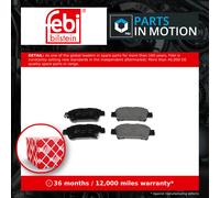 Brake Pads Set Rear 170271 Febi 0446028040 04466YZZE1 0446628030 0446628040 New