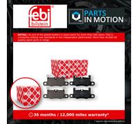 Brake Pads Set Rear 175674 Febi 97035294703 9Y0698451E 97035294901 99135294800