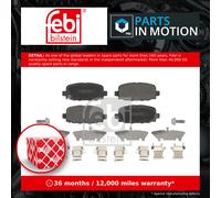 FEBI BILSTEIN 184237 Brake pad set