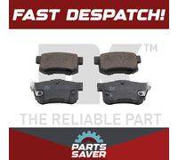 Brake Pads Set fits HONDA CR-Z ZF 1.5 Rear 2010 on NK 06430S2A000 06430S2AE50