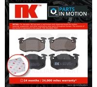 NK Rear Brake Pad Set for Renault Megane 2.0 November 1999 to November 2003