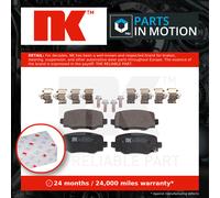 Brake Pads Set fits JEEP RENEGADE 1.6 Rear 14 to 18 NK 68225301AA 68225301AB New