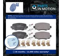 Blueprint ADA104277 Disc Brake Brake Pad Set Rear Braking Fits Jeep Cherokee