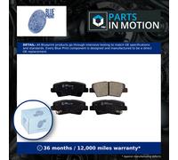 Brake pads Rear Axle ADG042109 BLUE PRINT for HYUNDAI KIA
