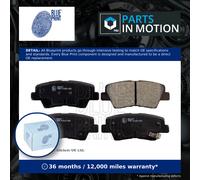 Brake pads Rear Axle ADG042109 BLUE PRINT for HYUNDAI KIA
