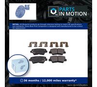 Brake pads Rear Axle ADG042134 BLUE PRINT for HYUNDAI KIA