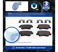 Brake Pads Set fits KIA PRO CEED JD 1.0 Rear 15 to 18 G3LC Blue Print 58302A6A20