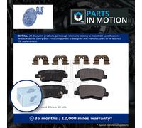 Brake pads Rear Axle ADG042165 BLUE PRINT for HYUNDAI KIA
