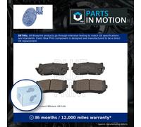 Brake pads Rear Axle ADG04266 BLUE PRINT for KIA CLARUS MENTOR Saloon MENTOR
