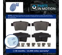Brake Pads Set fits JAGUAR X TYPE X400 3.0 Rear 01 to 09 WB(AJV6) Blue Print New