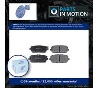 Blue Print Brake Pad Set ADM54291 – Rear Axle for MAZDA MX-5 Mk3/Mk4 ND 2.0 (2005–2020) PEXF New